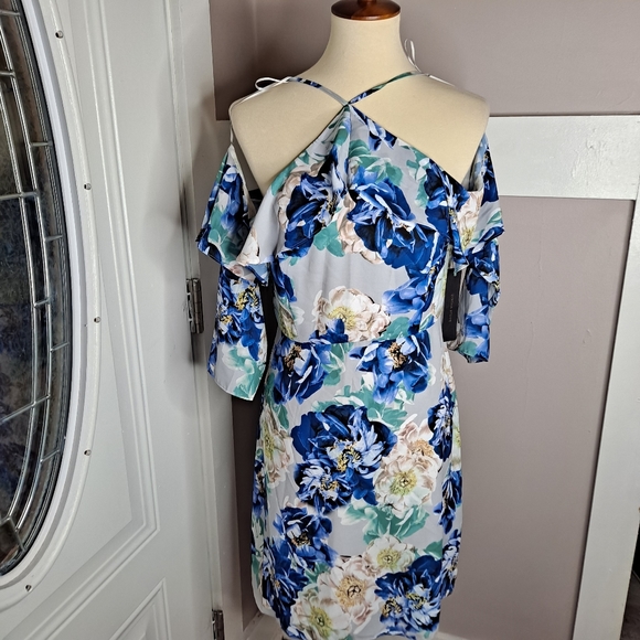 Cynthia Steffe Dresses & Skirts - NWT Cynthia Steffe Floral Cold Shoulder Dress 10